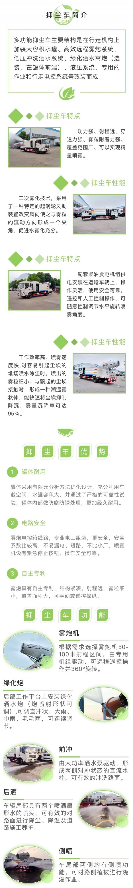 東風天龍16噸方罐多功能抑塵車國六