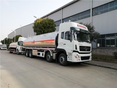 東風天龍前四后八23.5方運油車，20.3噸油罐車